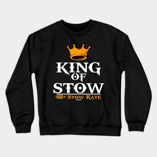 King of Stow 400+ Scan Rate Stower Crewneck Sweatshirt by Swagazon